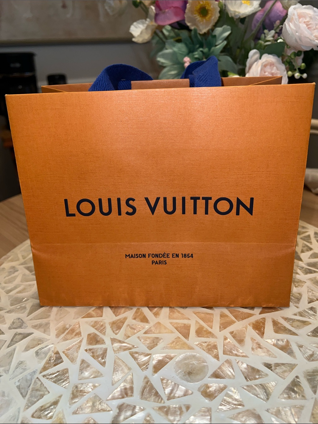 Authentic Louis Vuitton Small Gift Shopping Bag Excellent Condition